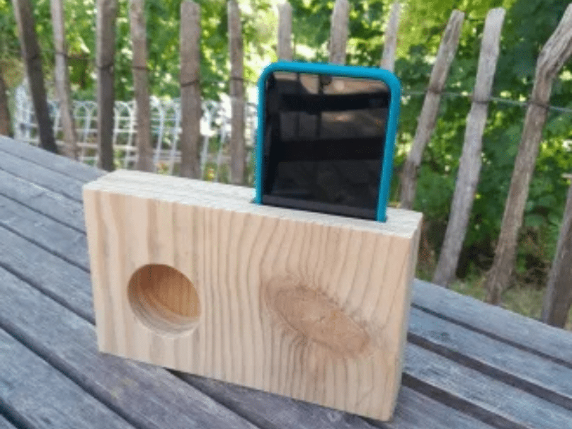 enceinte low tech du fablab
