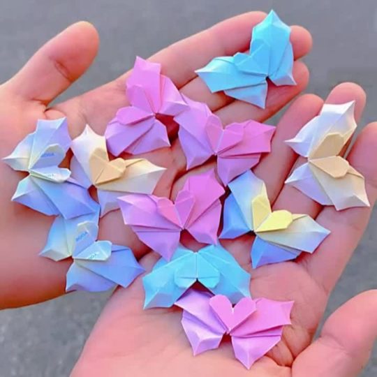Origamis papillons